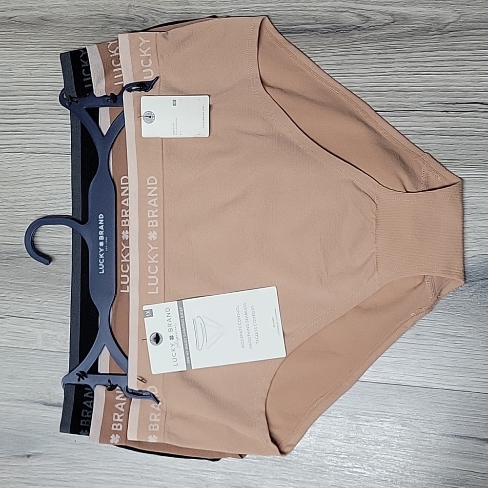 LUCKY BRAND HI-WAIST SHAPING BRIEF.